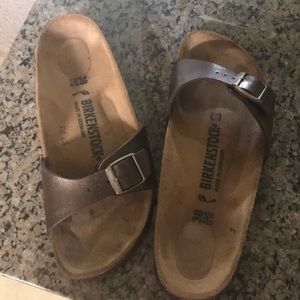 Birkenstock Madrid Sandals. Bronze color
